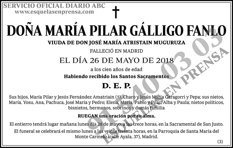 María Pilar Gálligo Fanlo